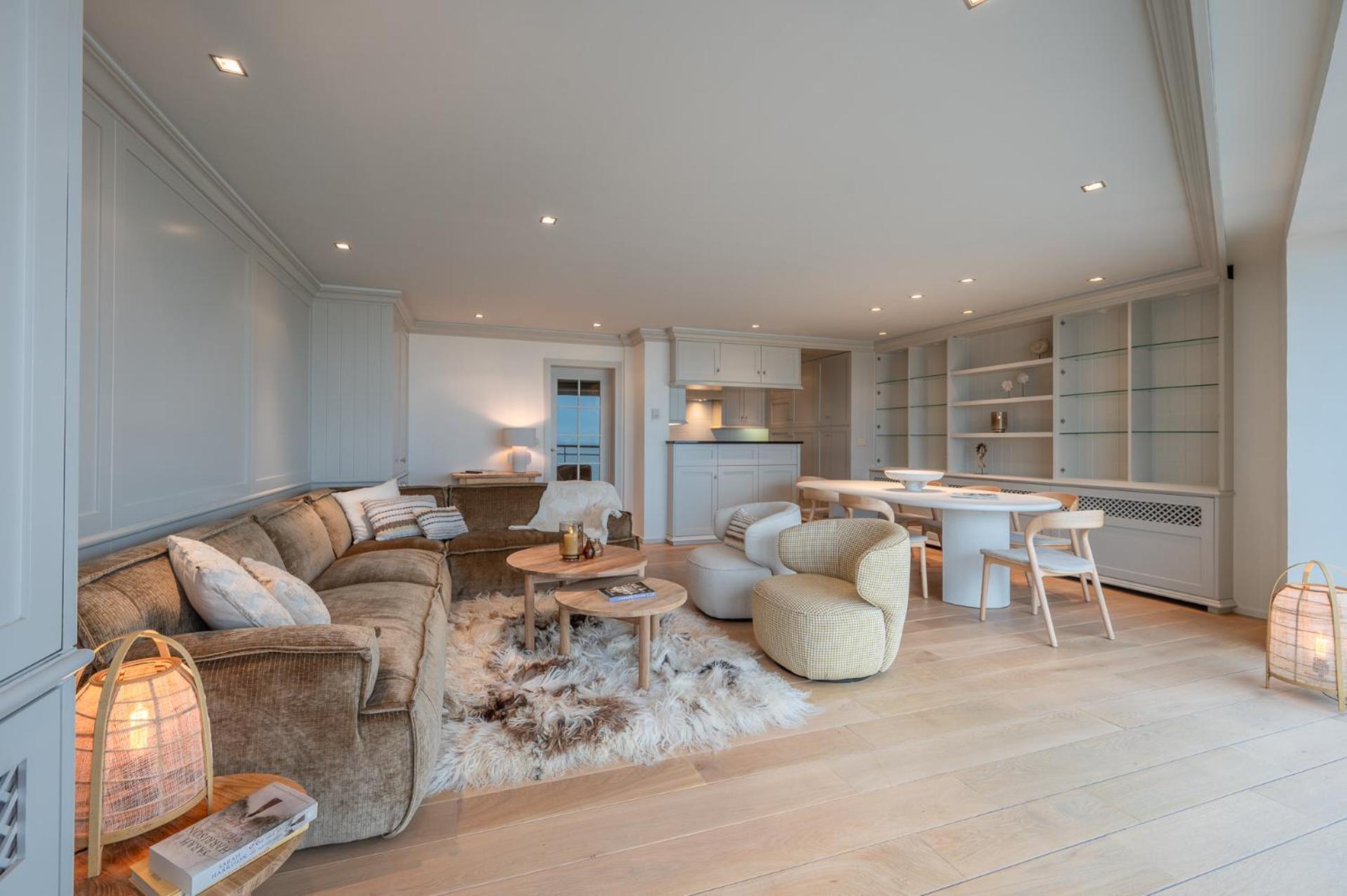 Appartementen Op De Zeedijk In Knokke Op De 3E En 4E Verdieping Van Logie Marie מראה חיצוני תמונה